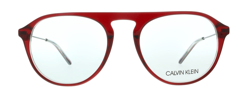 Calvin Klein CK20703 617 Crystal Oxblood/Grey Round Eyeglasses
