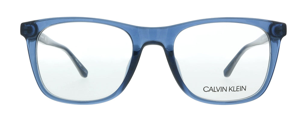 Calvin Klein CK20526 405 Crystal Blue Modified Rectangle Eyeglasses
