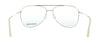 Calvin Klein CK21100 717 Shiny Gold Aviator Eyeglasses