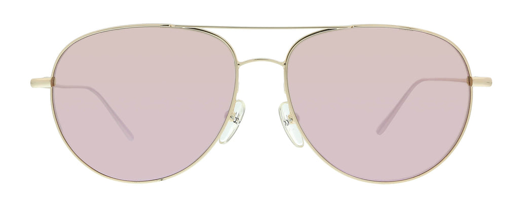 Calvin Klein CK2155S 717 Rose Gold Modified Rectangle Sunglasses