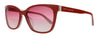 Calvin Klein  Red/Blush Modified Rectangle Sunglasses