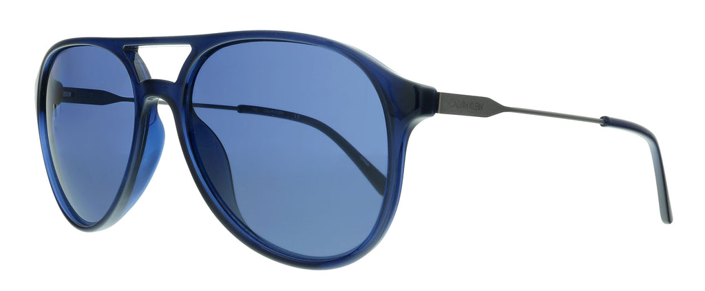 Calvin Klein  Crystal Navy Aviator Sunglasses