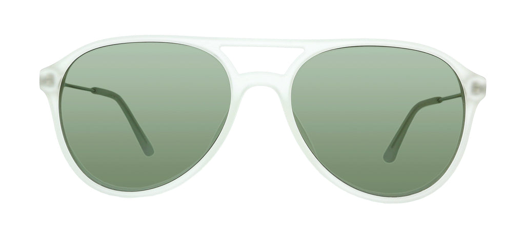 Calvin Klein CK20702S 971 Matte Crystal Rectangle Sunglasses