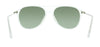 Calvin Klein CK20702S 971 Matte Crystal Rectangle Sunglasses