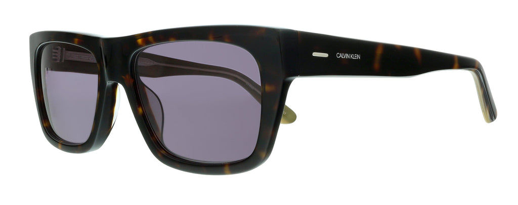 Calvin Klein  Dark Tortoise Rectangle Sunglasses