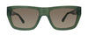 Calvin Klein CK20539S 395 Green/Crystal Modified Rectangle Sunglasses