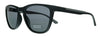 Calvin Klein  Matte Black/Charcoal Modified Rectangle Sunglasses