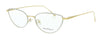 Salvatore Ferragamo  Palladium/Gold Oval Eyeglasses