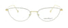 Salvatore Ferragamo SF2188 050 Palladium/Gold Oval Eyeglasses