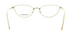 Salvatore Ferragamo SF2188 050 Palladium/Gold Oval Eyeglasses