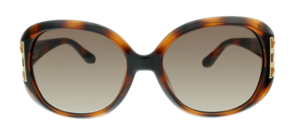 Salvatore Ferragamo SF668S 238 Dark Tortoise Rectangle Sunglasses