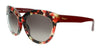 Salvatore Ferragamo  Red Tortoise Round Sunglasses