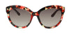Salvatore Ferragamo SF675S 609 Red Tortoise Round Sunglasses