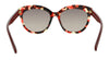 Salvatore Ferragamo SF675S 609 Red Tortoise Round Sunglasses