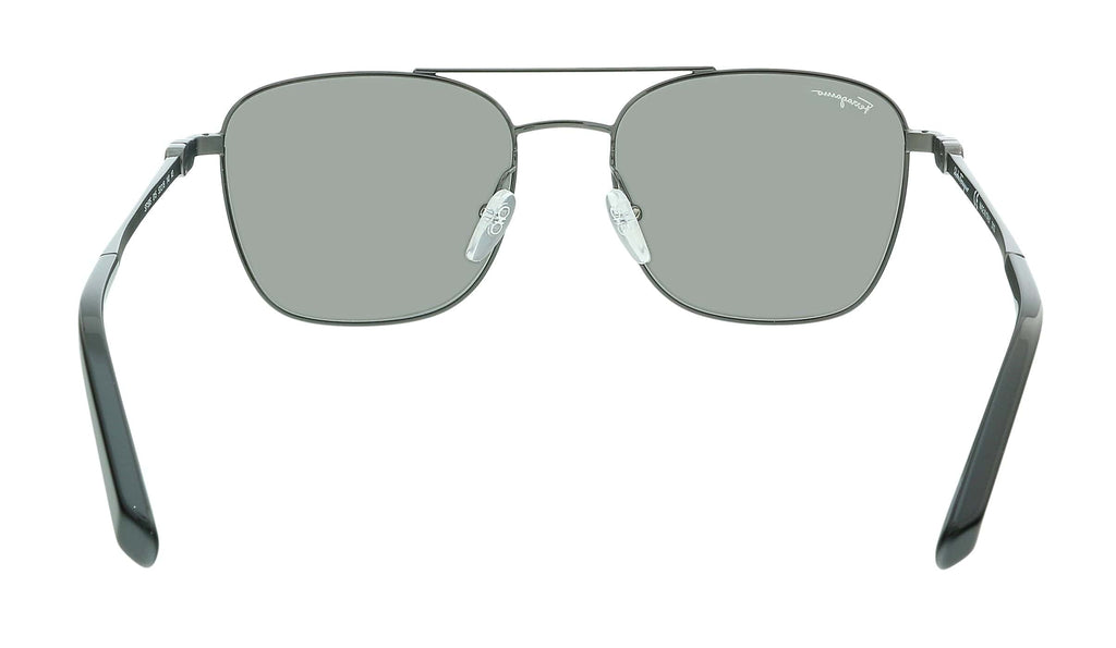 Salvatore Ferragamo SF158S 015 Dark Gunmetal Square Sunglasses