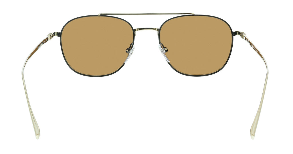 Salvatore Ferragamo SF200S 733 Shiny Gold/Black Aviator Sunglasses