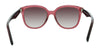 Salvatore Ferragamo SF977S 634 Crystal Burgundy Modified Rectangle Sunglasses