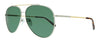 Salvatore Ferragamo  Gold/Silver Aviator Sunglasses