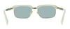 Salvatore Ferragamo SF263S 114 White/Gold Modified Rectangle Retro Sunglasses