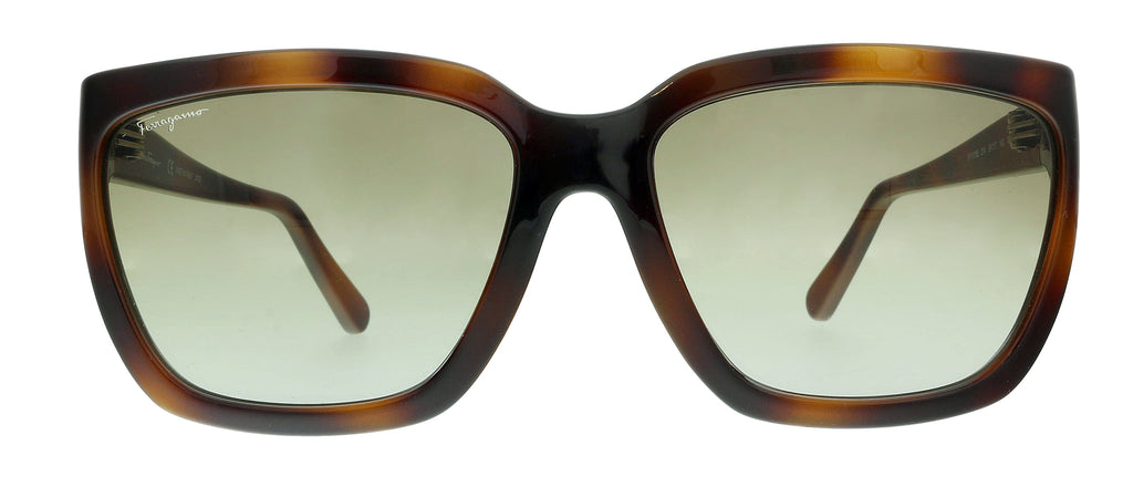 Salvatore Ferragamo SF1018S 214 Tortoise Modified Rectangle Sunglasses