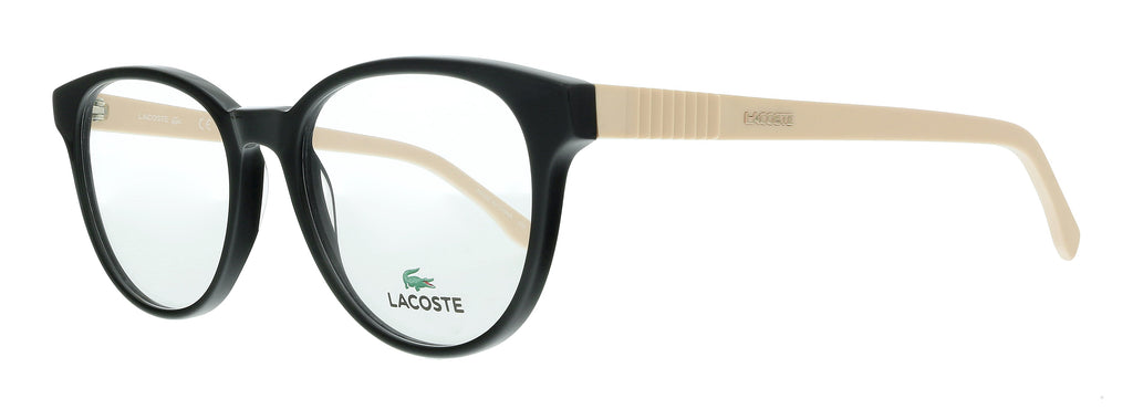 Lacoste  Black Round Eyeglasses