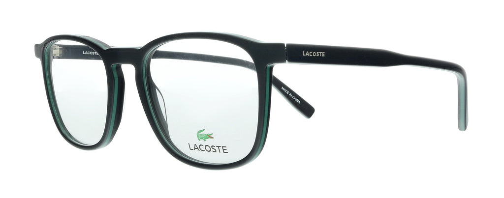 Lacoste  Blue/Green/Blue Modified Rectangle Eyeglasses