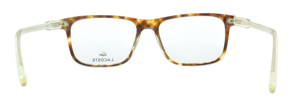 Lacoste L2852 218 Blonde Havana Modified Rectangle Eyeglasses