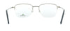 Lacoste L2254 035 Matte Light Ruthenium/Blue Modified Rectangle Eyeglasses