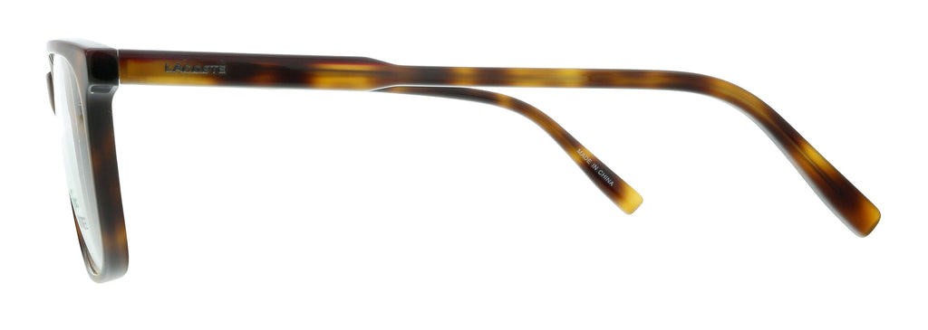 Lacoste L2861 219 Havana/Burgundy Modified Rectangle Eyeglasses