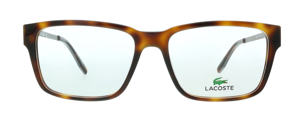 Lacoste L2867 214 Havana Modified Rectangle Eyeglasses