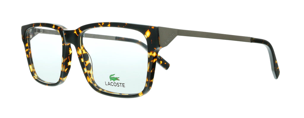 Lacoste  Dark Havana Modified Rectangle Eyeglasses