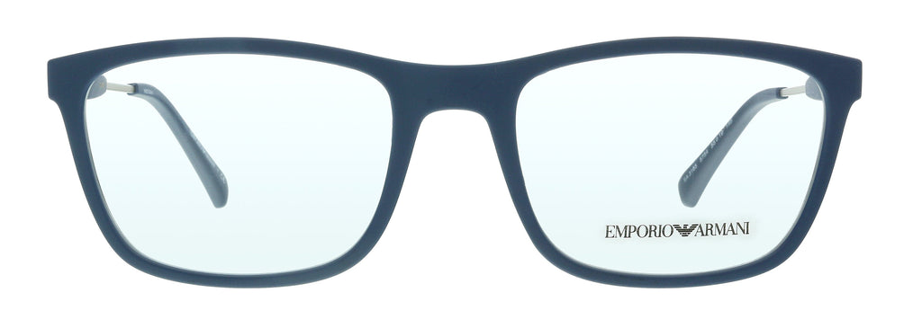 Emporio Armani 0EA3165 5754 Matte Blue Rectangle Eyeglasses