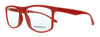 Emporio Armani  Red Rectangle Eyeglasses