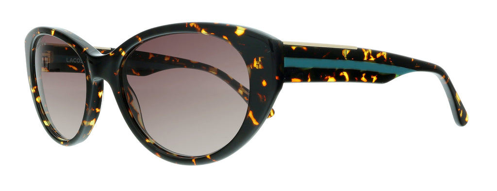 Lacoste  Tortoise Oval Sunglasses