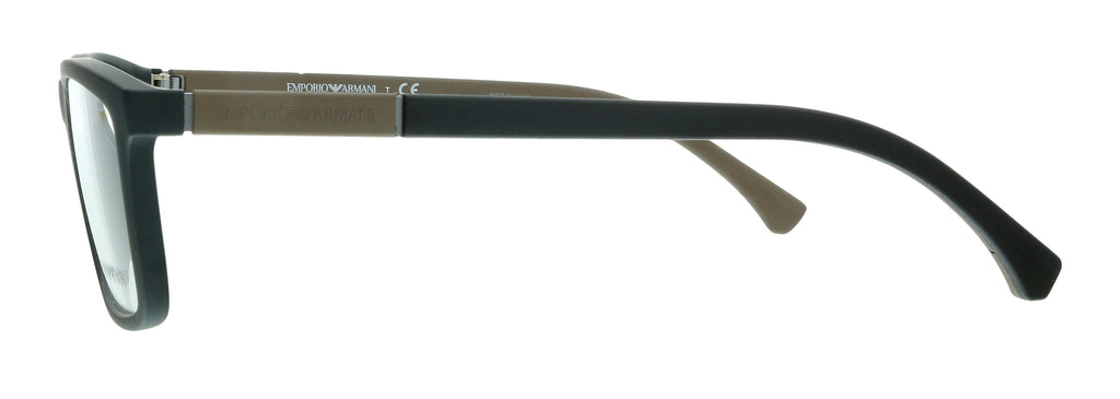 Emporio Armani 0EA3152 5042 Black Rectangle Eyeglasses