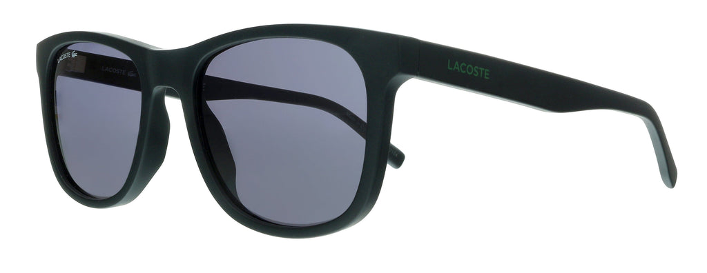 Lacoste  Matte Black Rectangle Sunglasses
