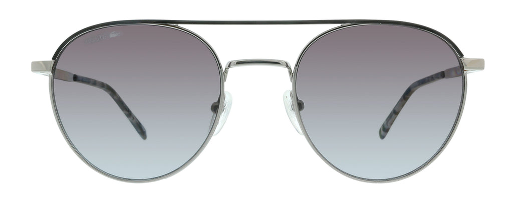 Lacoste L228S 038 Light Grey Oval Sunglasses