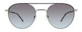 Lacoste L228S 038 Light Grey Oval Sunglasses