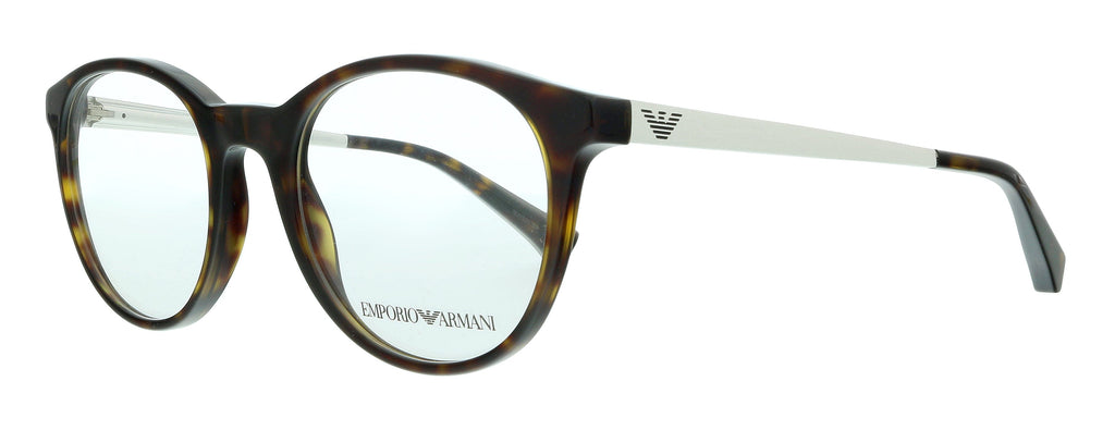 Emporio Armani  Shiny Havana Phantos Eyeglasses