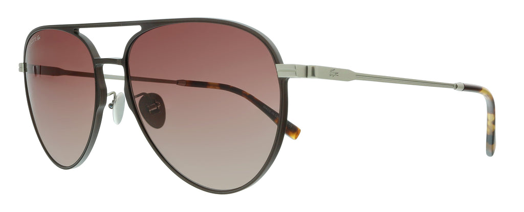 Lacoste  Brown Aviator Sunglasses