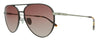 Lacoste  Brown Aviator Sunglasses