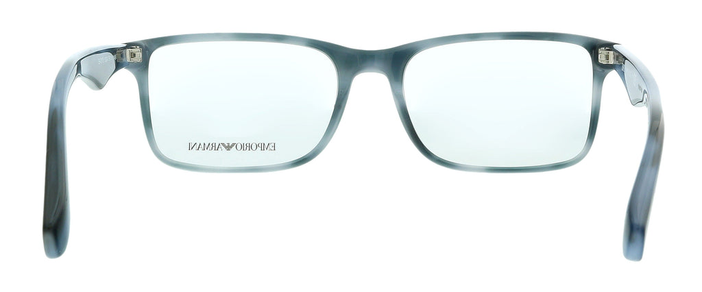 Emporio Armani 0EA3175 5024 Striped Blue Rectangle Eyeglasses