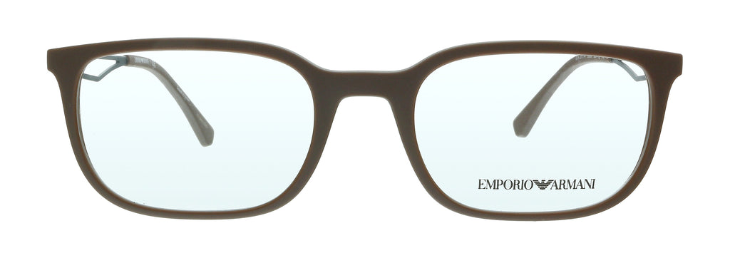 Emporio Armani 0EA3174 5260 Matte Brown Pillow Eyeglasses