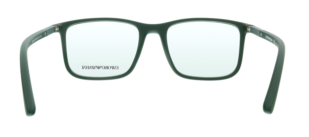 Emporio Armani 0EA3181 5058 Matte Green Rectangle Eyeglasses