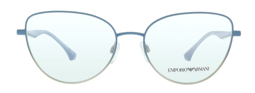 Emporio Armani 0EA1104 3319 Matte Light Blue & Silver Butterfly Eyeglasses