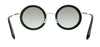 Miu Miu 0MU 59US 1525O0 Core Black Round Sunglasses