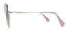 Miu Miu 0MU 57TS M1R146 Core Pale Gold Butterfly Sunglasses