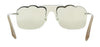 Miu Miu 0MU 55US 1BC176 Silver Irregular Sunglasses