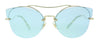Miu Miu 0MU 52SS ZVN5Q0 Pale Gold Butterfly Sunglasses