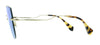 Miu Miu 0MU 52SS ZVN5Q0 Pale Gold Butterfly Sunglasses